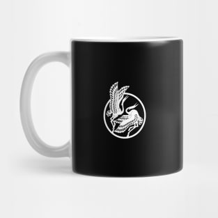 Dancing cranes Mug